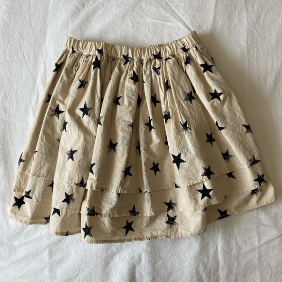 J. Crew Crewcuts Star Print Puffy Layered Skirt - Picture 2 of 3